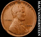 1920 Lincoln Wheat Cent - Scarce  Better Date  No Reserve  #J8063