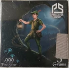 5 gram .999 Fine Silver Art Bar "Peter Pan" Pan Silver Co. Limited Ed. 0764/3000
