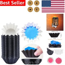 Professional Grade 50pcs Wax Melt Warmer Liners - Leakproof  Sleek Black Design