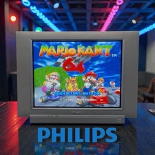 ✨Vintage 2004 PHILLIPS 27PT6441 CRT TV 27” Retro Gaming Television