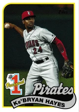 2020 TOPPS   /   KE'BRYAN HAYES  "#1 PROSPECT" ROOKIE CARD