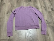 Lululemon Every Moment Sweatshirt Womens 4 Or 6 Purple Long Sleeve Crew Neck