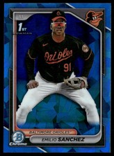 2024 Bowman Chrome Sapphire Emilio Sanchez Prospects Baltimore Orioles