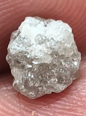 1.90+ Ct Natural Rough Loose Diamond White Silver Top Quality Spark Diamond