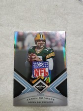 2010 Limited NFL Shield 1/1 AARON RODGERS GAME USED 