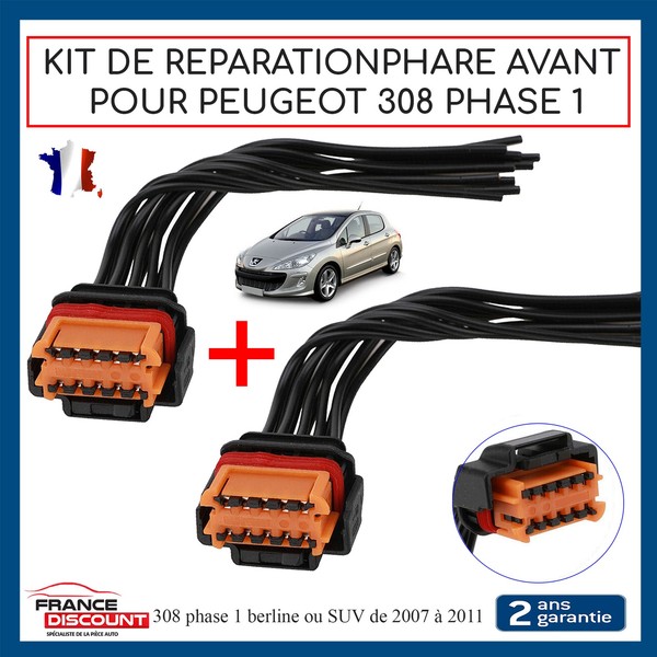 Reparatur Kabelbaum Stecker Scheinwerfer Vorne Platine FüR 308 Phase I-image