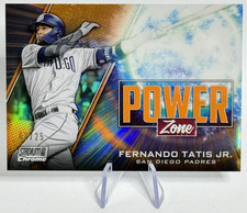 2020 Topps Stadium Club Chrome Fernando Tatis Jr Power Zone Orange /25