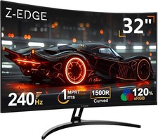 Curved Gaming Monitor 32 Zoll 240Hz 1ms FHD 1500R Schwarz HDMI DisplayPort