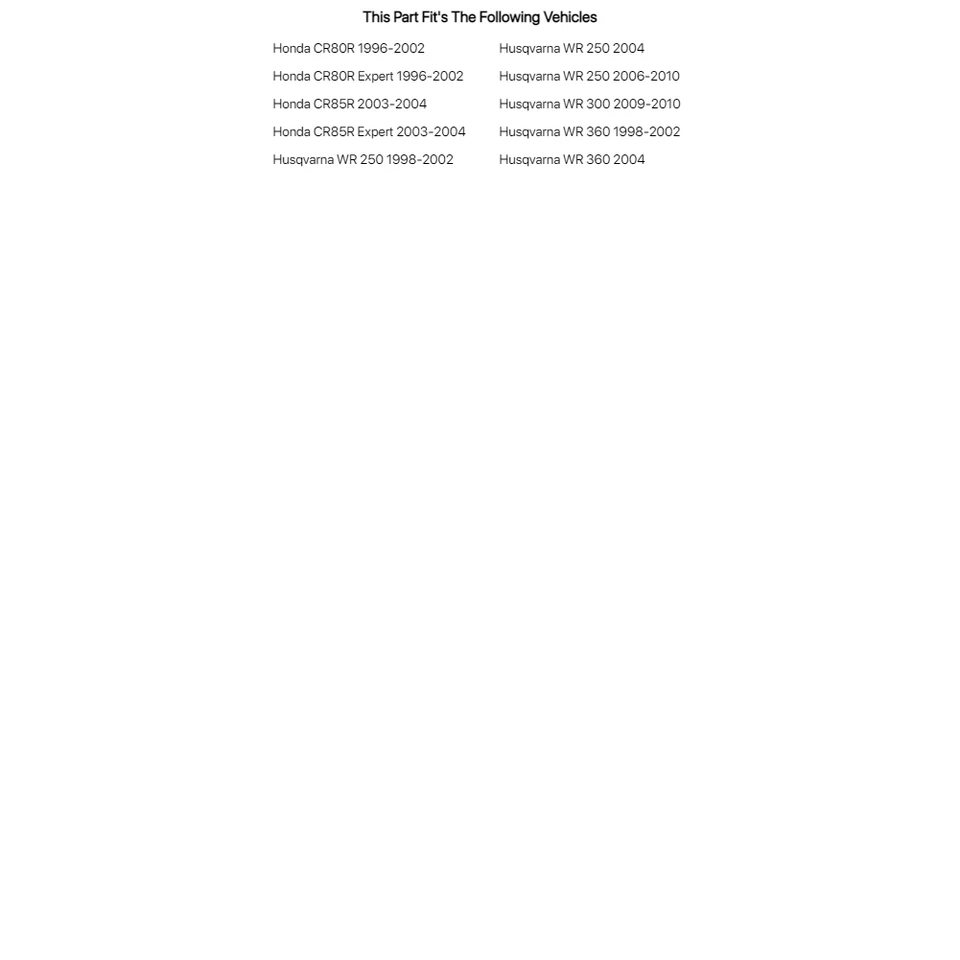 Peso del volante pesado Steahly +10 oz. Para Husqvarna WR 300 2009-2010 Foto 3 de 3