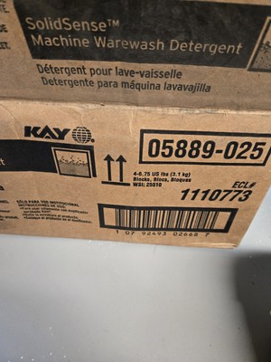 4  OPEN BOX ECOLAB 1110773 Machine Warewash Detergent-6.75 LB Each.KAY 05889-025