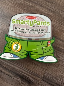 Melissa & Doug Smarty Pants Grade 3 Genius Set 120 Brain Building Cards