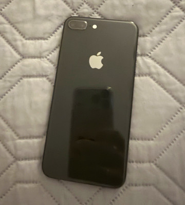 Apple iPhone 8 Plus 256GB Black AT&T iOS 12MP Camera Bar Smartphone