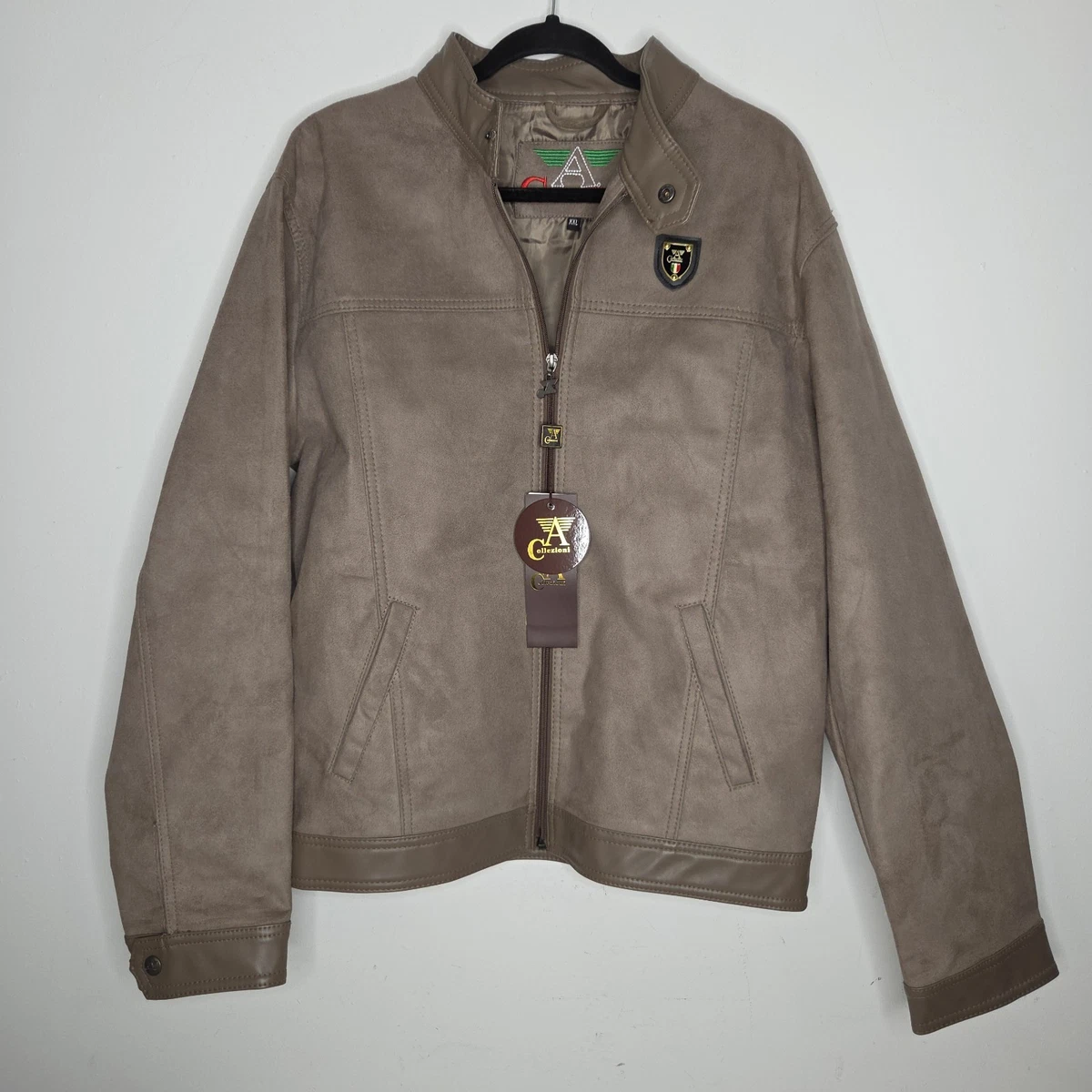 ARMANI・COLLEZIONIスエードブルゾン Armani Collezioni Brown Coats, Jackets & Vests Suede Outer Shell