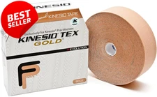 Elastic Therapeutic Athletic Tape Bulk Roll 2"x103Ft Beige Tex Gold FP US