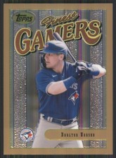 2023 Finest Flashbacks #24 Daulton Varsho FG Toronto Blue Jays 2477