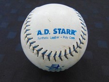 Vintage Baseball A.D. Star Patriot .47 Blue Stitched Ball