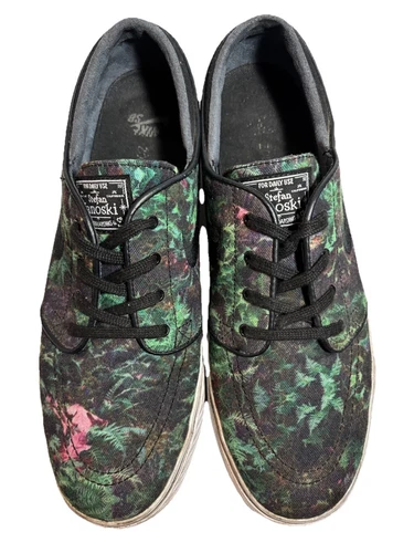 Nike SB Zoom Air Stefan Janoski Men 9.5 Digi Floral Palm Skate Shoes 705190-301