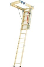 Keylite Loft Ladder Wooden Timber KYL06 600x1200x3.2m 1 Person Install