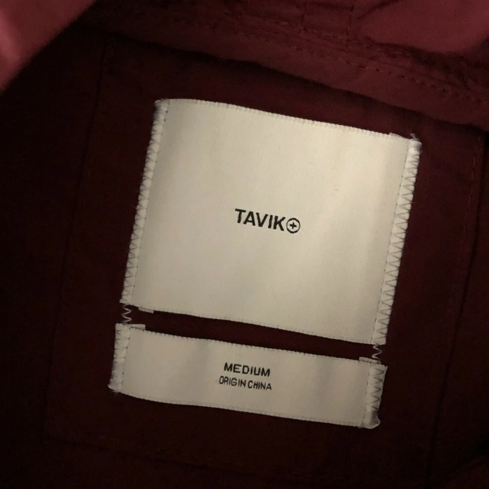 Chaqueta Pullover Rompevientos Tavik Para Hombres Con Capucha 1/4 Cremallera Bolsillo Borgoña Talla M Foto 3 de 4