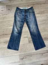 Vintage Modern Amusement Bootcut Jeans, Size 30