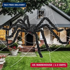 200" Halloween Spider Web with 59" Giant Spider, Halloween Decorations