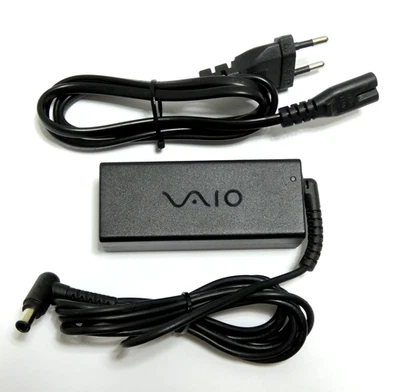 SONY VAIO ALIMENTATION SECTEUR D'ORIGINE VGP-AC19V39 OFFICIEL 19.5V 2A LAPTOP - Photo 1/4