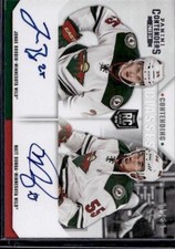2013-14 Contenders #CD-BD Brodin / Dumba Contending Classes Dual Auto #/50