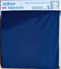 UNIQLO AIRism Crew Neck Short-Sleeve T-Shirt 69 NAVY Size Small