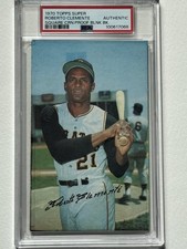 1970 Topps Super Roberto Clemente Square Corner Proof Blank Back - Very Rare 🔥