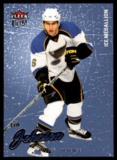 2008-09 FLEER ULTRA ICE MEDAILLION Erik Johnson /100 St. Louis Blues #190
