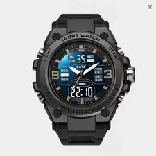 Mens Military Style Sports Digital Watch - Waterproof/Multiple Colours UK.
