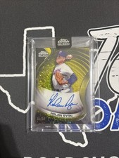 2022 Topps Chrome Black - Autographs Nolan Ryan Gold Mini-Diamond Refractor /50 