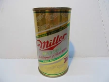 MILLER HIGH LIFE FLAT TOP BEER CAN~MILLER BRG, MILWAUKEE, WIS #7
