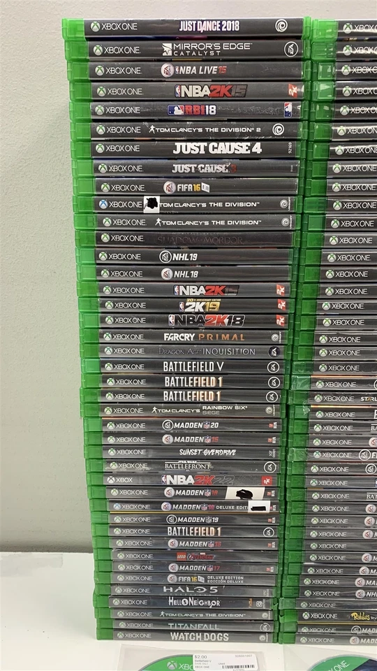 Gran Lote 217 Juegos Xbox One Paquete Deportes Shooter Acción Trabajo Disco y Estuche Foto 2 de 4