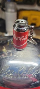 Vintage Coca-Cola Keychain Can Butane Lighter