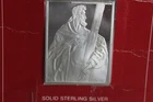 El Greco Apostle Portrait Proof Fine Sterling Silver Bar Franklin Mint St Philip