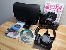 Canon EOS Kiss X4 DSLR Camera Double Zoom Kit with 50mm Lens Accessories