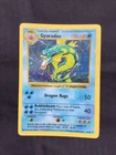 Pokemon Cards: Base Set Shadowless Rare Holo: Gyarados 6/102