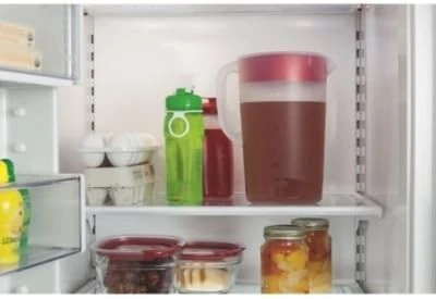 Rubbermaid Clear Pitcher, 1 Gallon, Red 128 Ounces, - Image 2 of 4