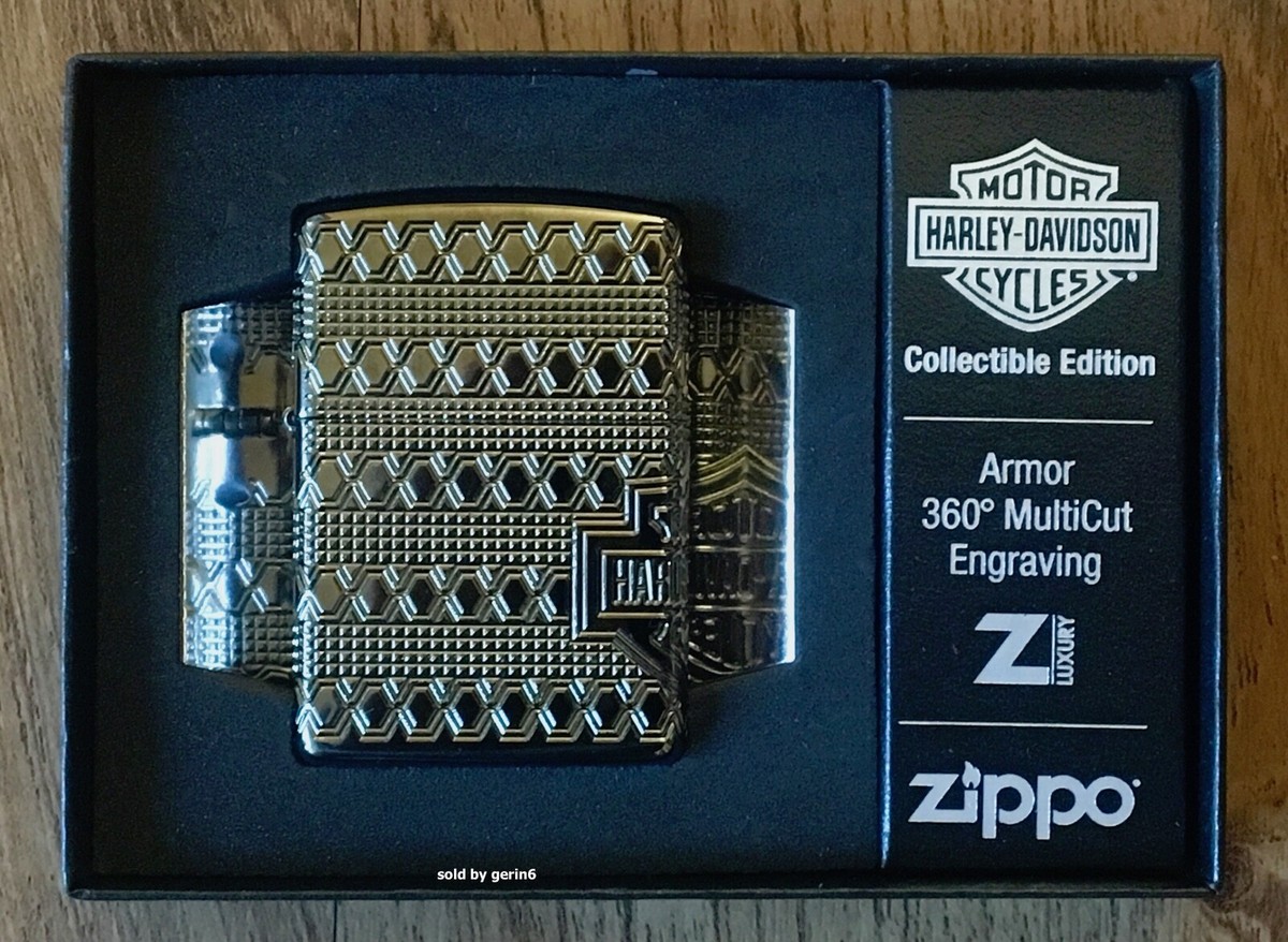 Zippo 2021 Limited Production Harley Davidson Armor Lighter Zippo 2021 Limited Production Harley Davidson Armor Lighter