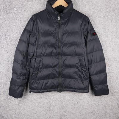 PEUTEREY LUTUX CJ size SMALL S MENS BLACK PUFFER JACKET ZIP