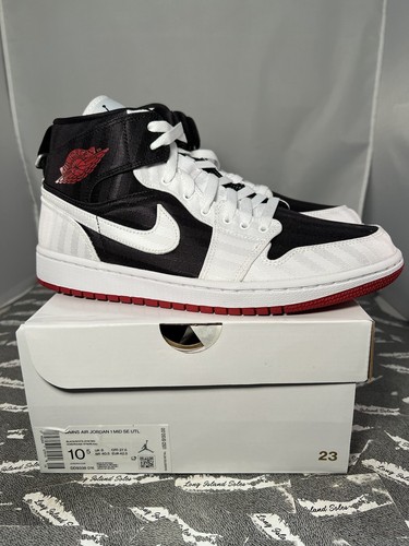 NEW Nike Air Jordan 1 Mid SE Utility Canvas White Womens DD9338-016 SIZE  10.5 | eBay