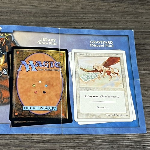Vintage 1993-1999 Magic The Gathering Promo Playmat B Paper Leaflet Premade Set - Picture 5 of 22