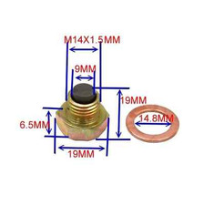 Ölablassschraube magnetisch oil drain screw ...