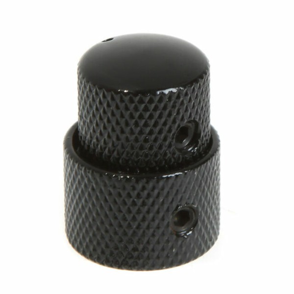 a Set Black Dual Concentric Metal Guitar Volume Tone Blend Control Stack Knob for sale online eBay