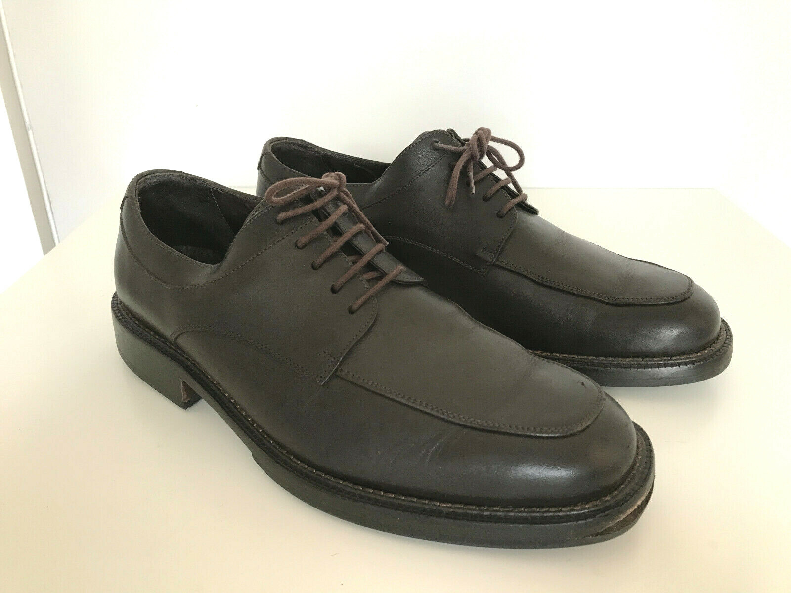 Brown Leather Oxfords Shoes 