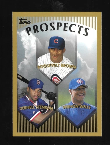 1999 Topps Prospects Vernon Wells Rookie Card #436 Toronto Blue Jays Baseball RC