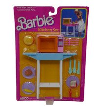 Mattel Arco Toys 1988 Barbie Kitchen Set Microwave 7347