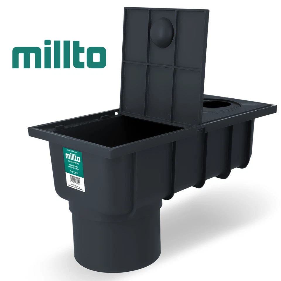 Millto™ Rain Sink Box 110mm Rainwater Drain Lower Gutter Drain - Image 4 of 4