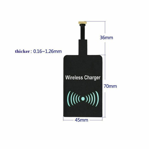 New Wireless Charger Receiver For Samsung Huawei LG Sony Android Type-C Port - 第 4/6 張圖片